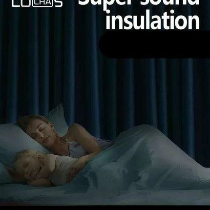 Luxury Soundproof Linen Drapes - Premium Noise Isolation and Total Privacy Solution