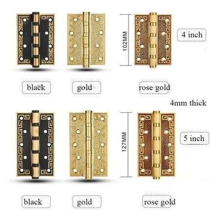 Pattern Brass Wooden Door Swing Hinge Bearing Hinge 4 5 6 Inches Thickened Loose Leaf High - Quality Durable for Doors pattern-brass-wooden-door-swing-hinge-bearing-hinge-4-5-6-inches-thickened-loose-leaf-high-quality-durable-for-doors