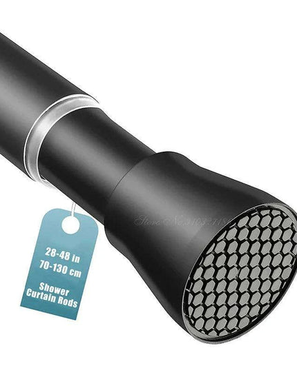 Adjustable 18' to 28' Stainless Steel Tension Shower Rod - No Drilling, Non-Slip, Rust-Free for Bathroom and Kitchen