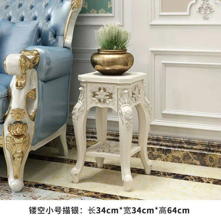 Luxurious European Gold Multi-Tier Plant Display Stand