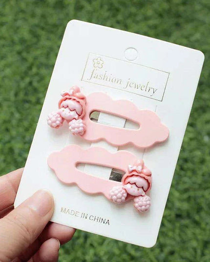 Adorable Sanrio Character Hairpin Set: Kuromi, My Melody, and Cinnamoroll - Cute Accessories for Trendy Girls