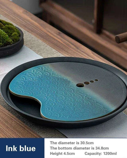 Elegant Japanese Ceramic Tea Tray Set - The Perfect Touch for Culinary Masterpieces