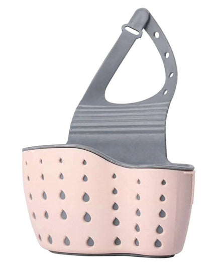 Suction Cup Sink Organizer with Trash Rack - Innovative Kitchen Storage Solution