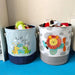 Elegant Flip-Lid Laundry Organizer Box in White