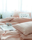 pink / Twin Size 3pcs / Flat Bedsheet