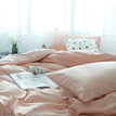 pink / Twin Size 3pcs / Flat Bedsheet