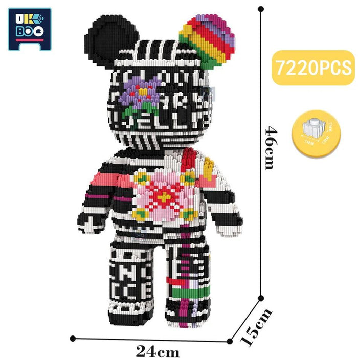 Adorable Bear Cub Building Block Set with Easy Storage - Inspire Creativity and Learning