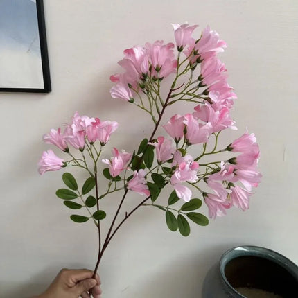 Shop1105184570 Artificial Jacaranda Branch - Faux Purple Flowers, Dura