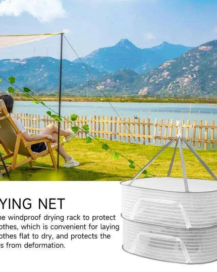 Rapid Drying Compact Collapsible Steel Wire Clothes Drying Rack
