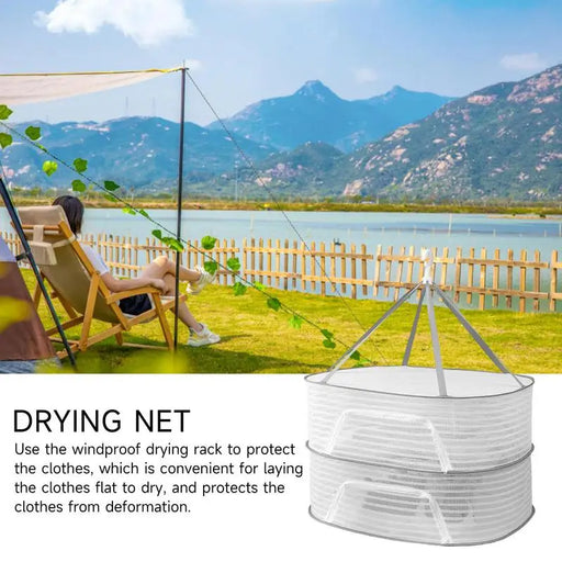 Collapsible Steel Wire Mesh Drying Rack for Fast Air Drying