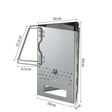 Portable Stainless Steel Charcoal Grill for Unforgettable Outdoor Feasts