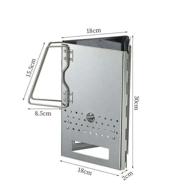 Portable Stainless Steel Charcoal Grill for Unforgettable Outdoor Feasts