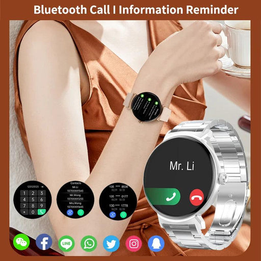 Smart Bluetooth Calling Fitness Tracker Smartwatch with Touchscreen