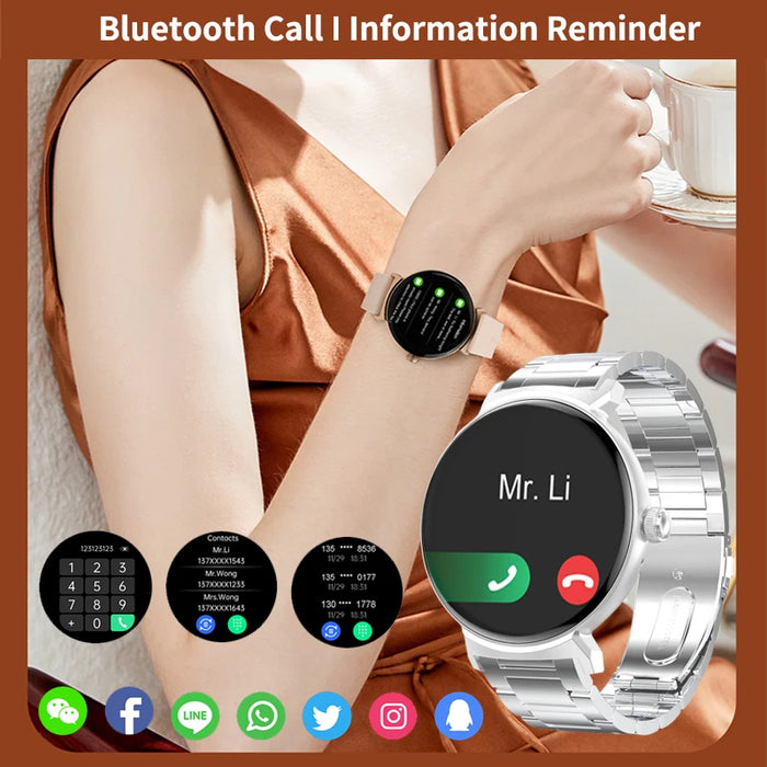 Smart Bluetooth Smartwatch with Full Touch Display