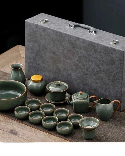 Elegant Ruyao Kung Fu Tea Set for a Refined Brewing Journey