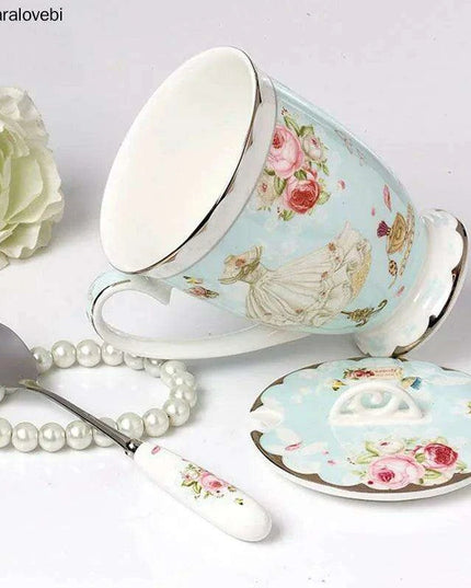 Elegant 330ml Premium Bone China Tea and Coffee Mugs