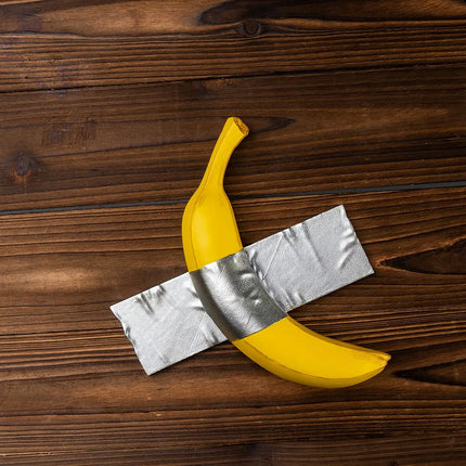 Resin Tape Banana Sculpture Wall Decoration Contemporary Art Modern Li