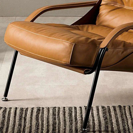 Moroccan Luxe Leather Armchair - Where Comfort Meets Timeless Design