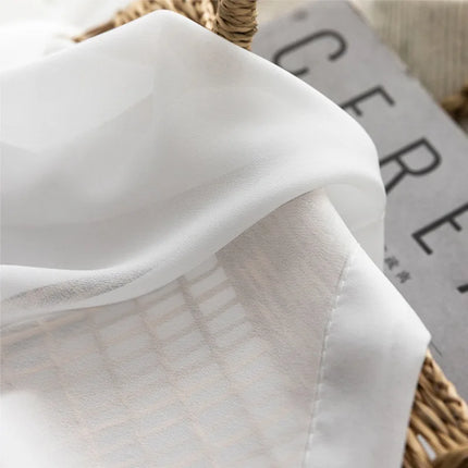 Cream White Sheer Tulle Curtains – Soft Voile & 6 Header Styles