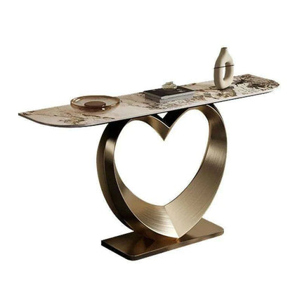 Elegant Italian Minimalist Slate Console Table - A Touch of Modern Luxury for Your Home