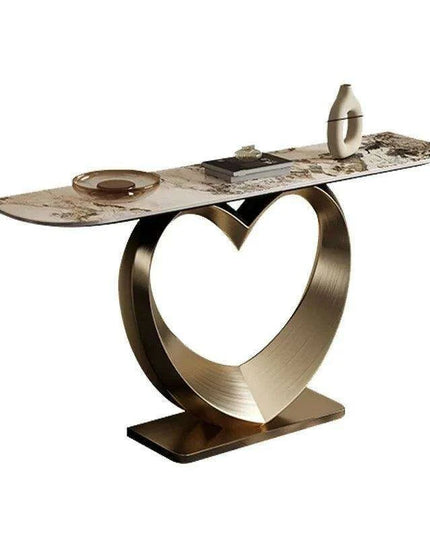 Elegant Italian Minimalist Slate Console Table - A Touch of Modern Luxury for Your Home