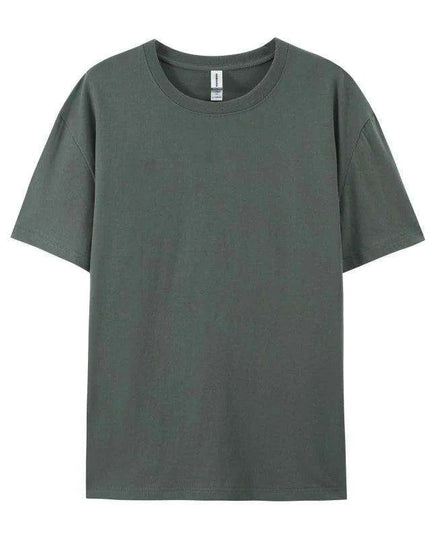 Unisex 280g Cotton Crewneck T-shirt - 20 Vibrant Colors Available, Short Sleeve Loose Fit