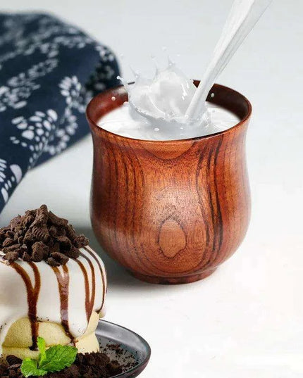 Artisan Japanese Sour Jujube Wood Beverage Mug Set