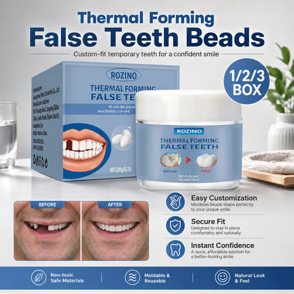 Sanwu Moldable False Teeth Kit - Temporary Tooth Filling & Whitening