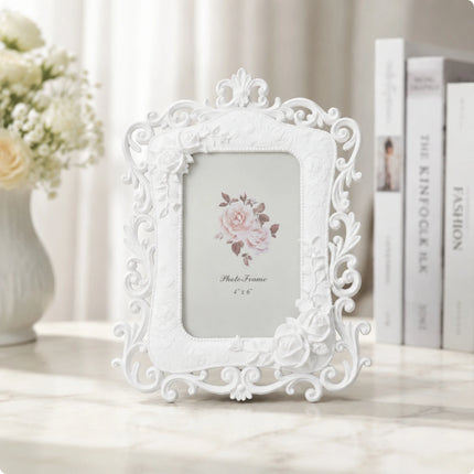Shop1104398223 Lightweight Resin Baroque Photo Frame with Ornate Desig