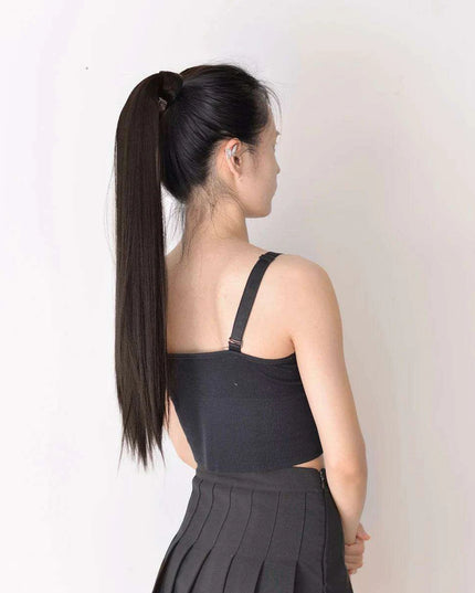 Elegant Length: 22-Inch Synthetic Hair Extensions for Instant Glamour