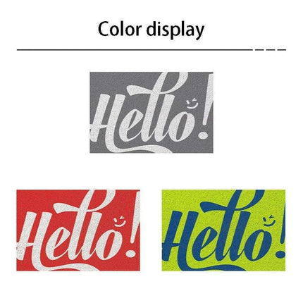 Personalized Cartoon PVC Welcome Mat with Enhanced Grip and Adjustable Sizing Options