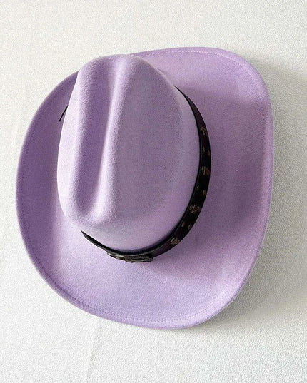 Classic Waterproof Cowboy Hat with Unique Cowhead Detail - Trendy Straw Sun Protection Accessory