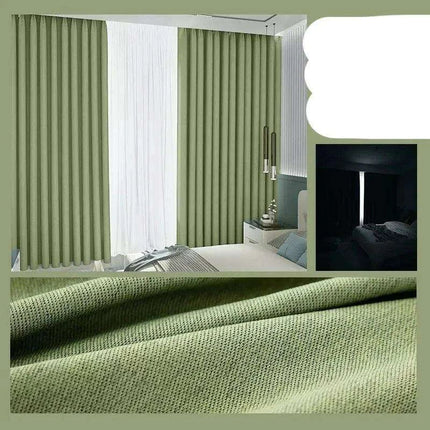 Luxury Soundproof Linen Drapes - Premium Noise Isolation and Total Privacy Solution