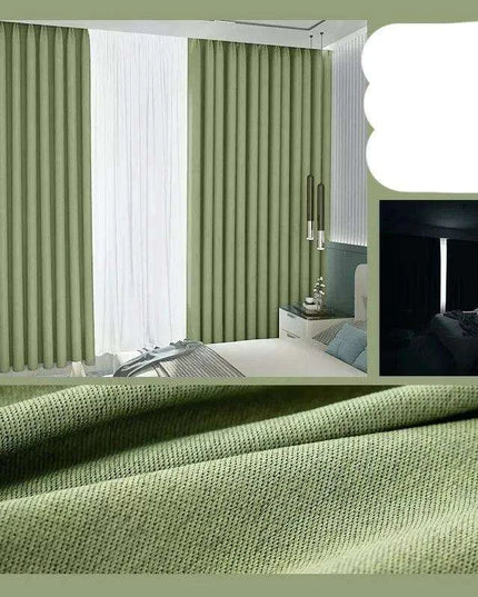 Luxury Soundproof Linen Drapes - Premium Noise Isolation and Total Privacy Solution