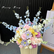 Silk Flower Ball Table Centrepiece