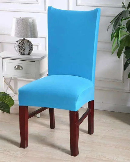 Elegant Beige Stretchable Slipcovers for Dining Chairs at Special Events