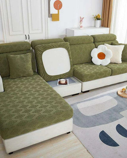 Svetanya Stretchable Jacquard Sofa Slipcover - Washable and Removable Furniture Protector