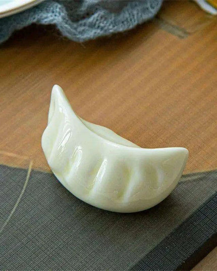 Charming Ceramic Dumpling Chopsticks Holder Set for Elegant Japanese Dining