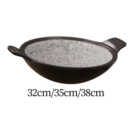 Korean Stone Cooking Pot for Ramen, Soups, Stews, and Kimchi Rice