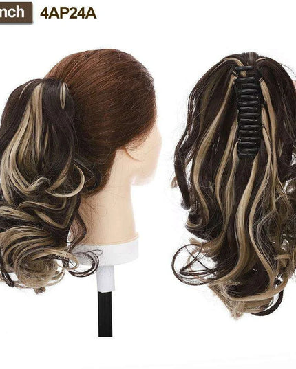 Effortless Glamour Long Wavy Clip-In Ponytail Extension for Instant Transformation