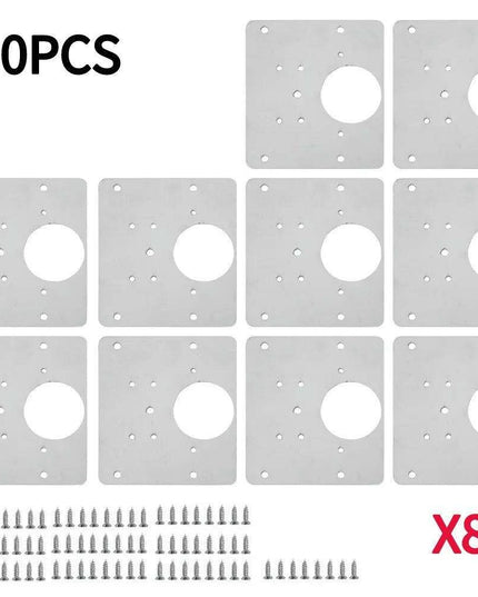 Stainless Steel Hinge Repair Tool Kit for Effortless Cabinet and Wardrobe Solutions