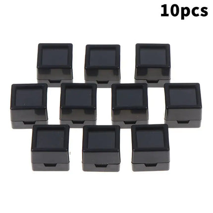 Leisure Loft Jewelry Organizer Box - Transparent Display, 10 Pack