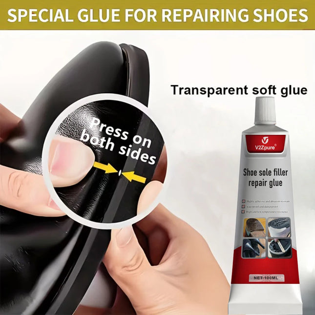 V2Zpure Super Strong Waterproof Shoe Sole Repair Glue - Durable Sealan