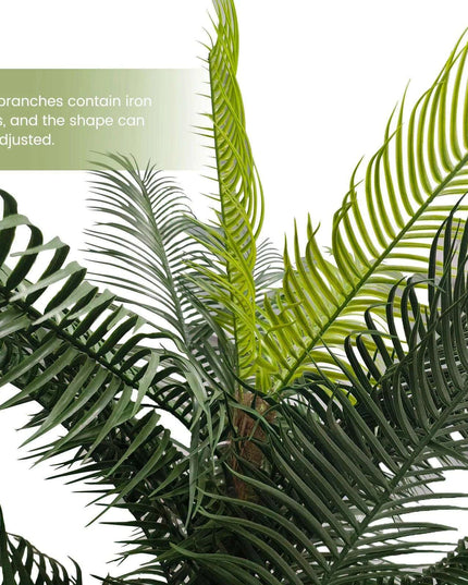 Majestic 8.2FT Faux Palm Tree - Luxurious Indoor and Outdoor Decorative Accent for Home and Office Spaces