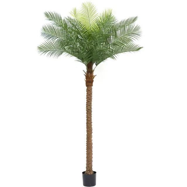 Lifelike Giant Faux Coconut Palm Tree - Ideal Tropical Decoration for Any Space