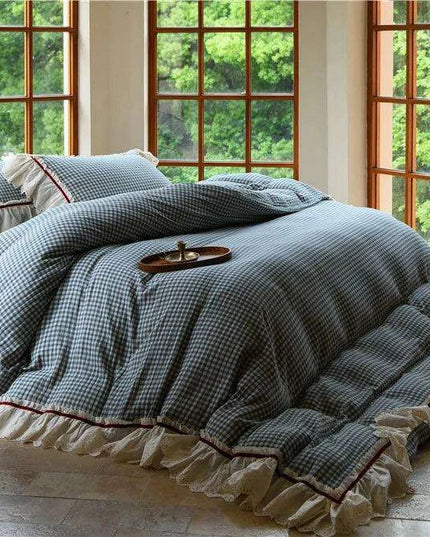 High-end 100% Cotton Bedding Set Eco-friendly Double Layer