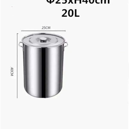 Versatile Stainless Steel Cooking Pot Set with Handle for Easy Transport