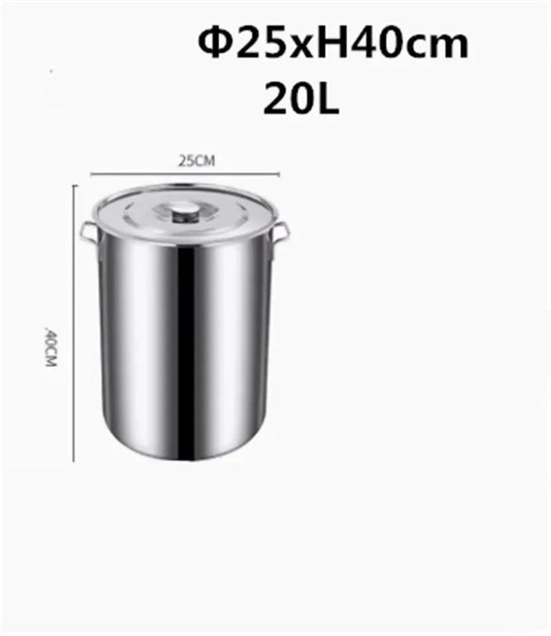 Versatile Stainless Steel Cooking Pot Set with Handle for Easy Transport