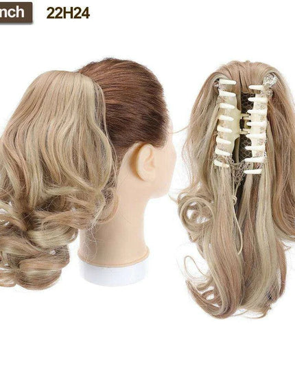 Effortless Glamour Long Wavy Clip-In Ponytail Extension for Instant Transformation
