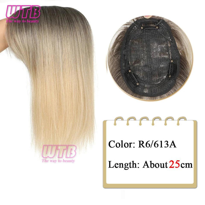 Bangs & Volume: Clip-In Hair Topper for Instant Transformation